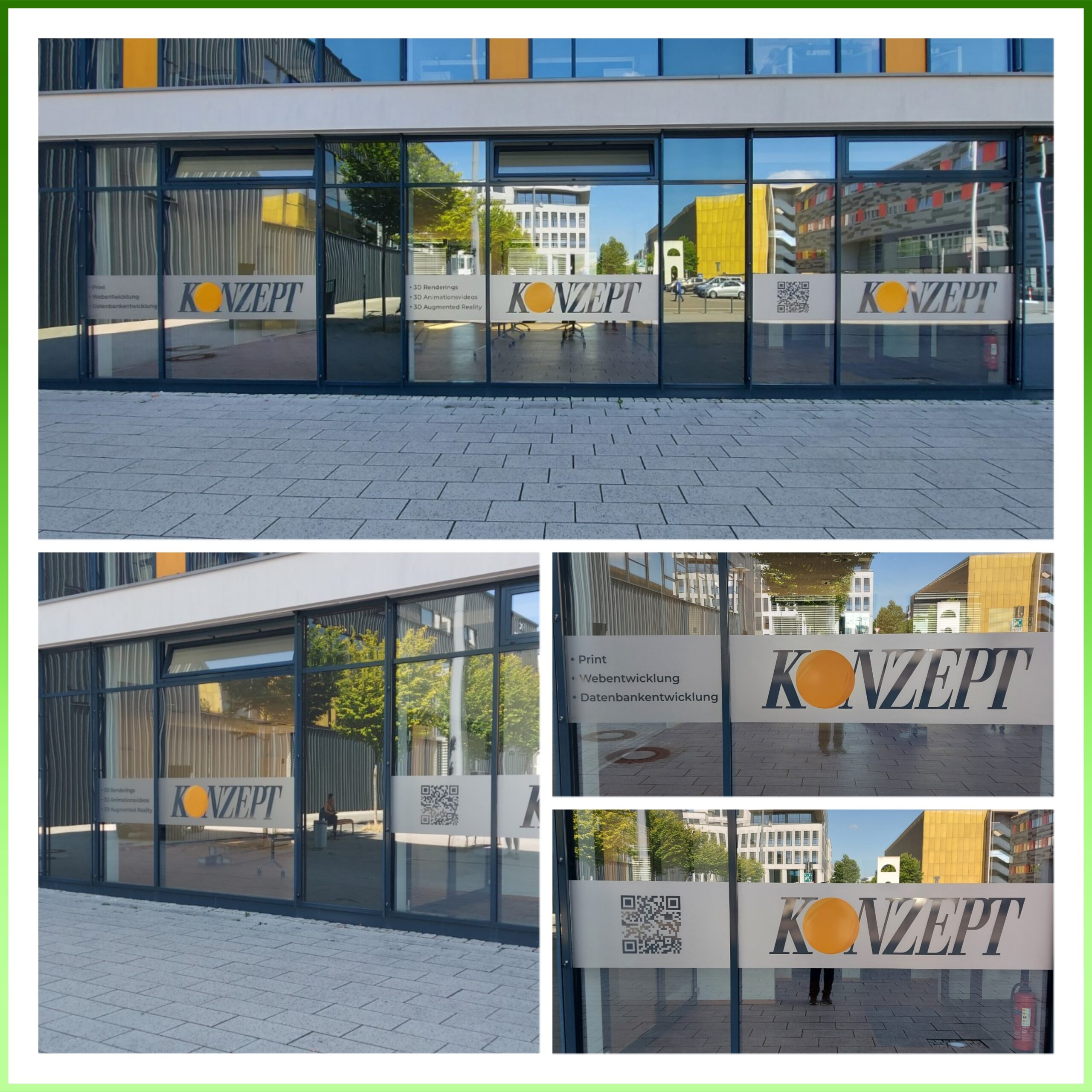 Ladenfolie Schaufenster Beispiel 1