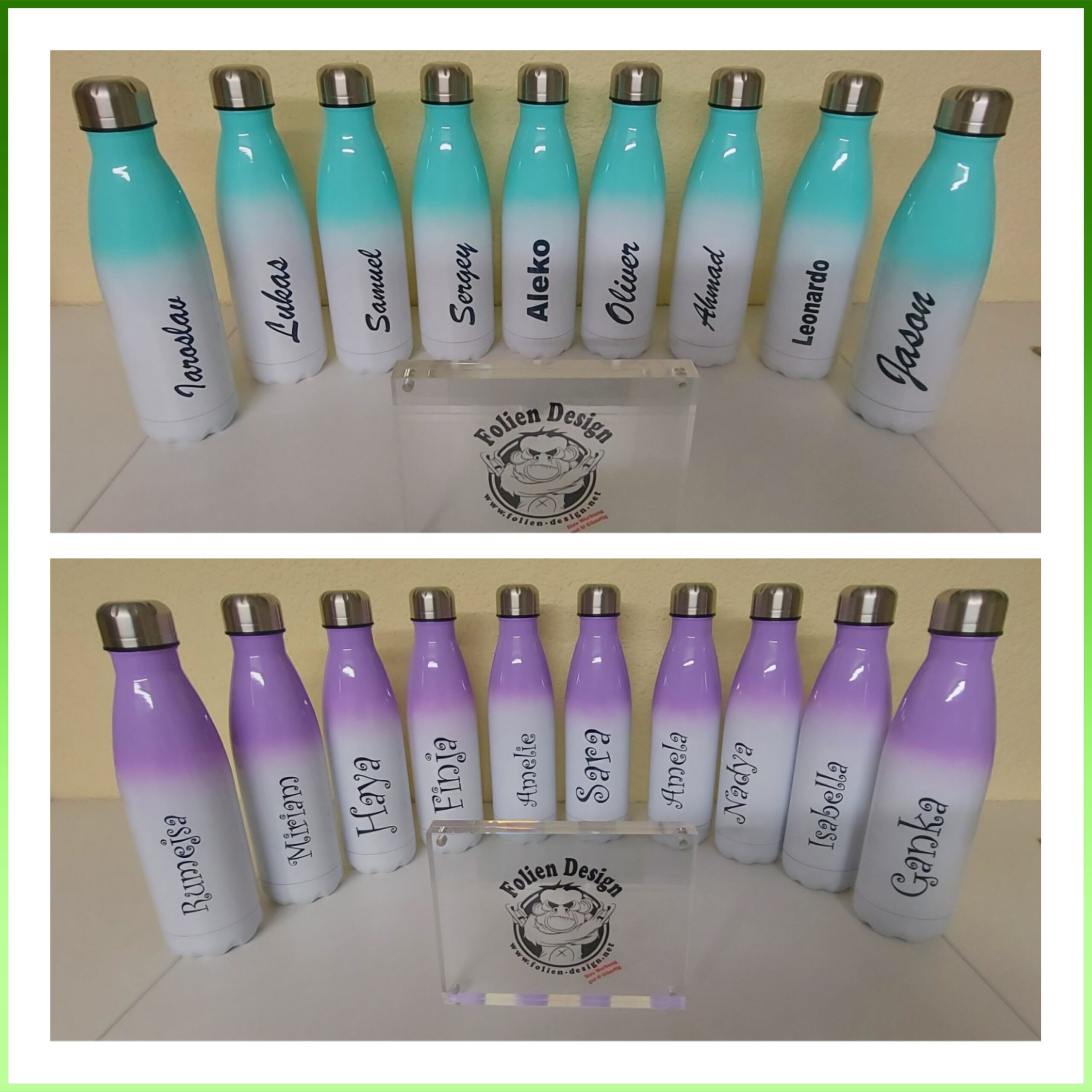 Foliertes Produkt Beispiel 1