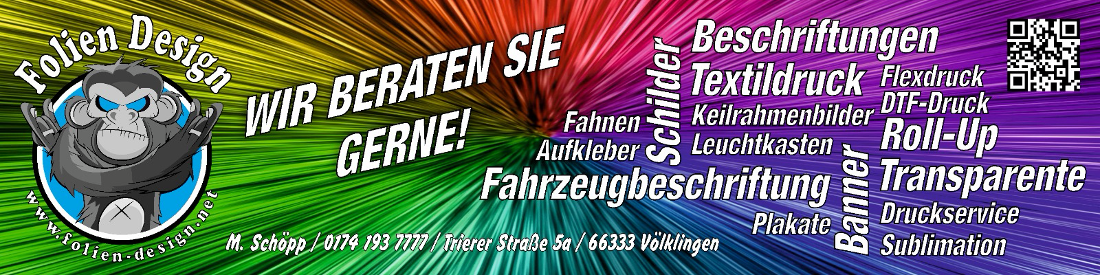 Folien Design Schöpp Leistungsbanner